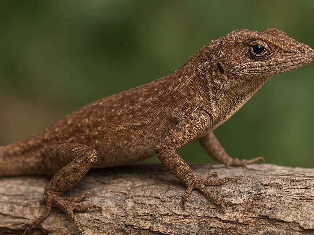 Anolis brązowy