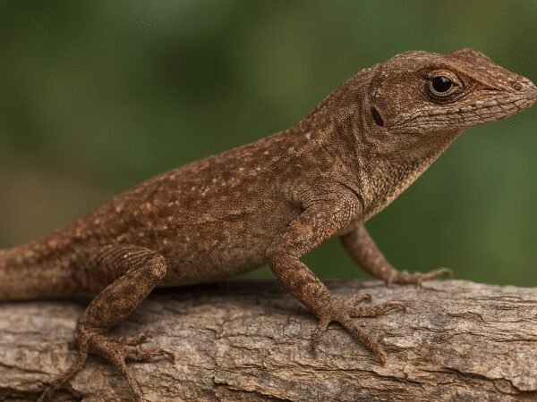 Anolis brązowy