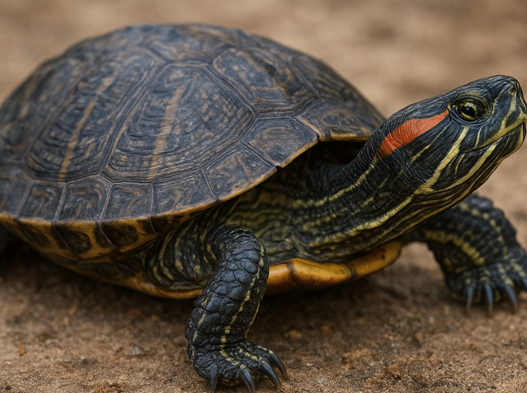 Żółw czerwonolicy