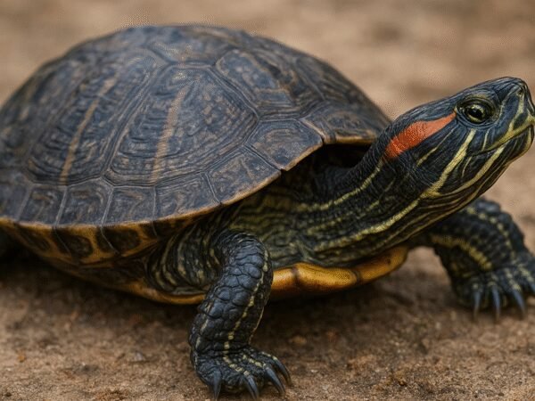 Żółw czerwonolicy