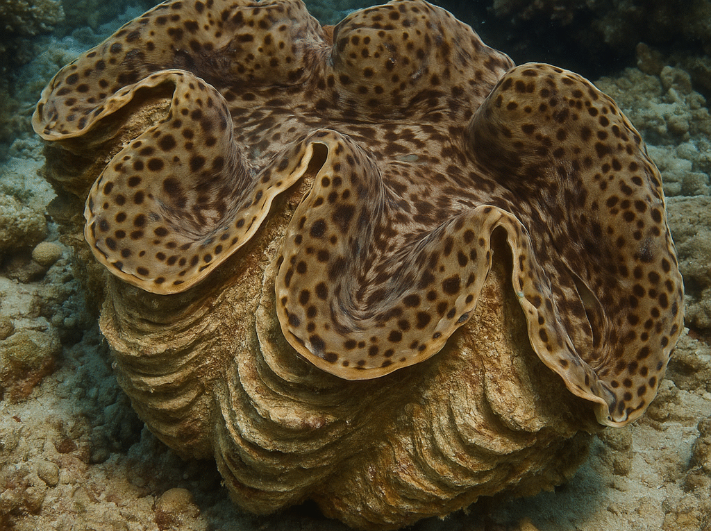 Małż tridacna (muszla olbrzymia)