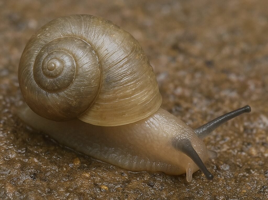 Ślimak bielinek (New Zealand mud snail)