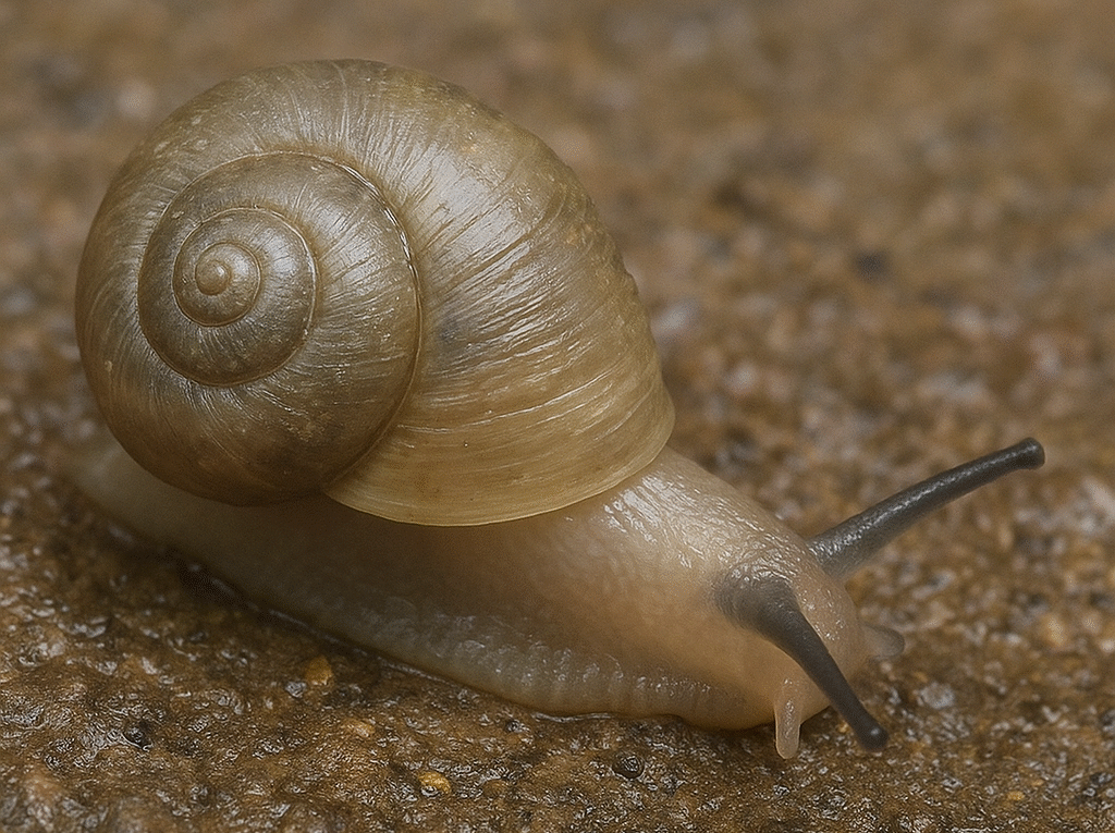 Ślimak bielinek (New Zealand mud snail)