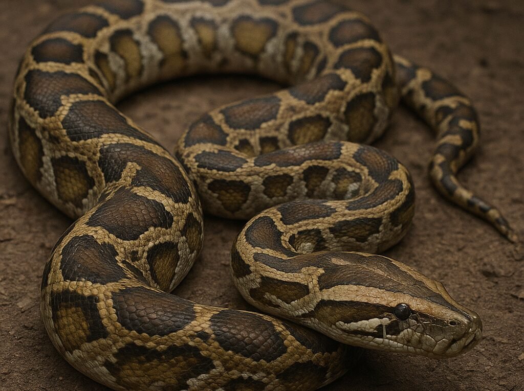 Pyton birmański – Python bivittatus