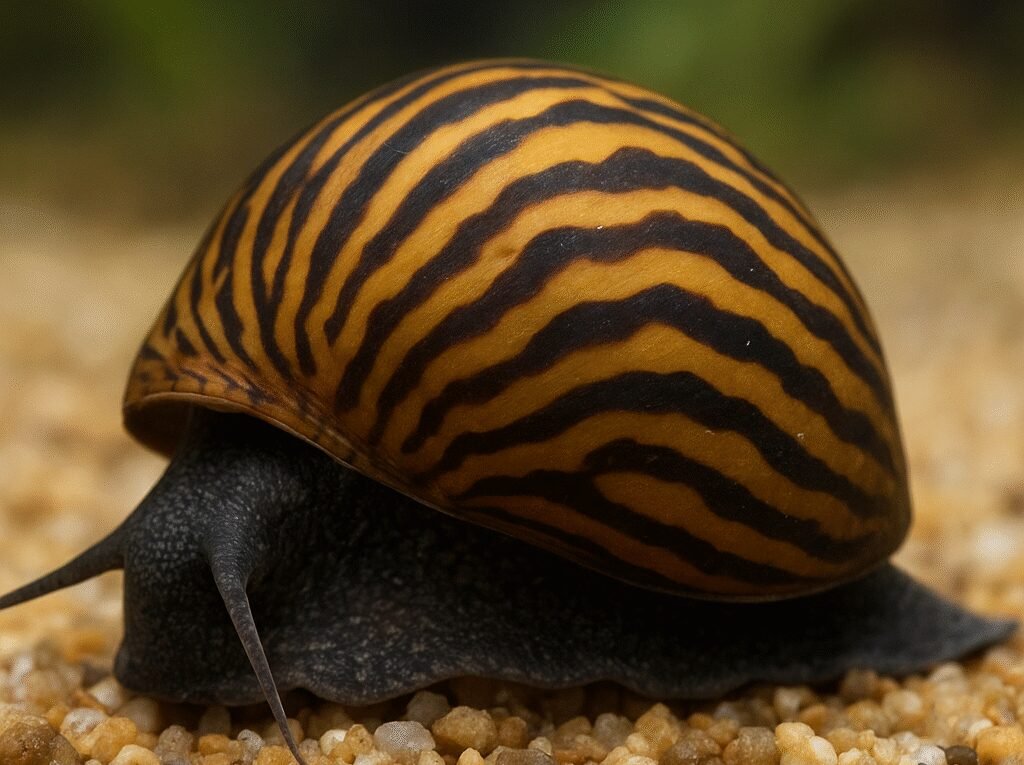 Ślimak Neritina tiger