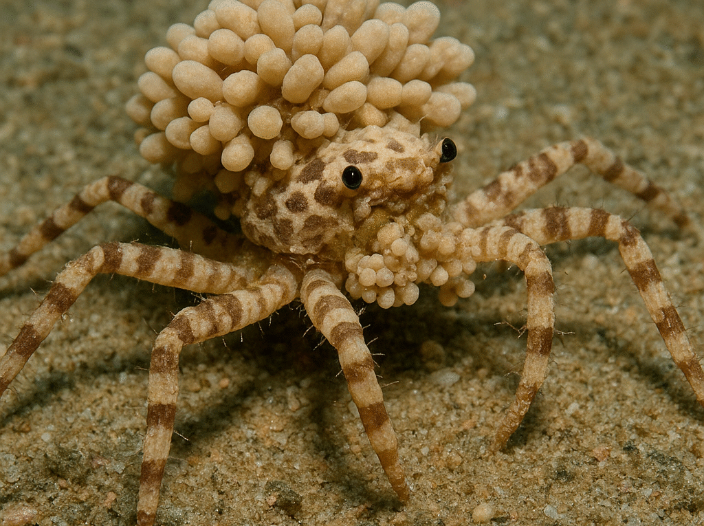 Ukwiałowiec-pająk – Lybia tessellata