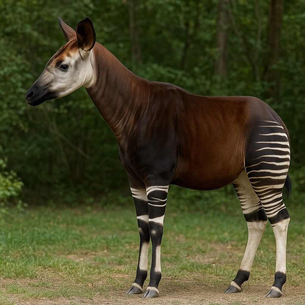 Okapi – Okapia johnstoni - atlas-zwierzat.pl - Zwierzęta