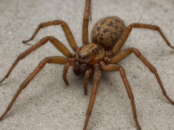 Pająk kątnik domowy – Tegenaria domestica