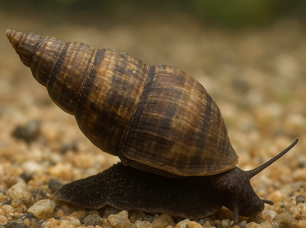 Ślimak świderki (Melanoides tuberculata)