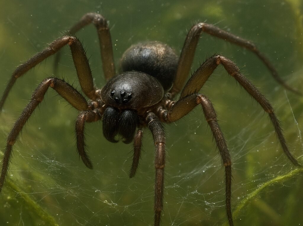 Pająk topik – Argyroneta aquatica