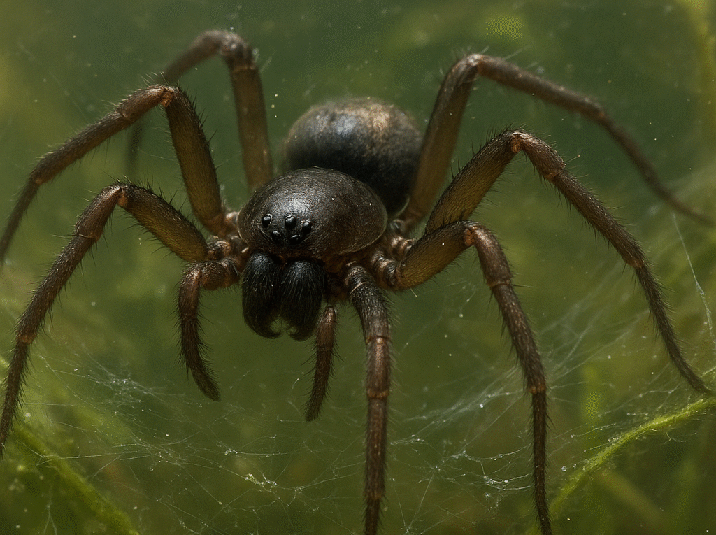 Pająk topik – Argyroneta aquatica
