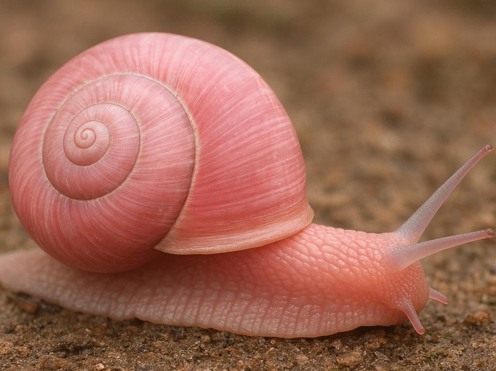 Ślimak zatoczek różowy