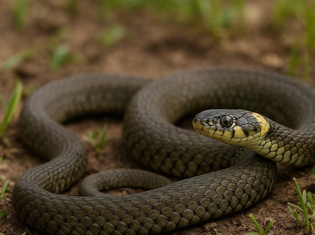 Zaskroniec zwyczajny – Natrix natrix