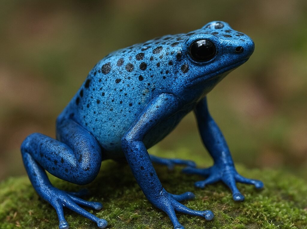 Żaba strzałkowa błękitna