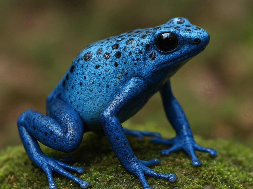 Żaba strzałkowa błękitna