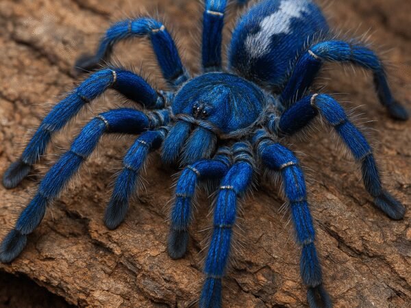 Pająk ptasznik metaliczny – Poecilotheria metallica