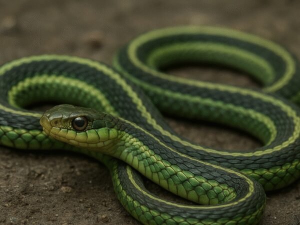 Wąż podwiązka zielony – Thamnophis sirtalis similis