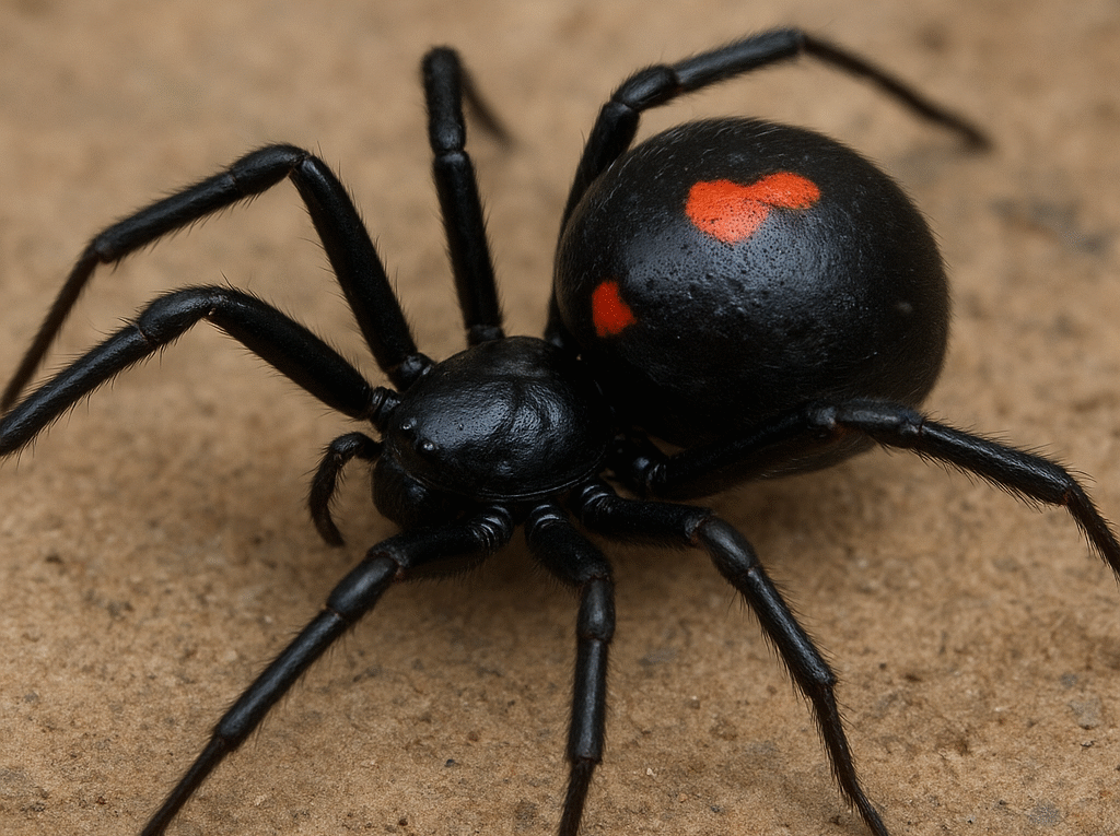 Czarna wdowa południowa – Latrodectus curacaviensis