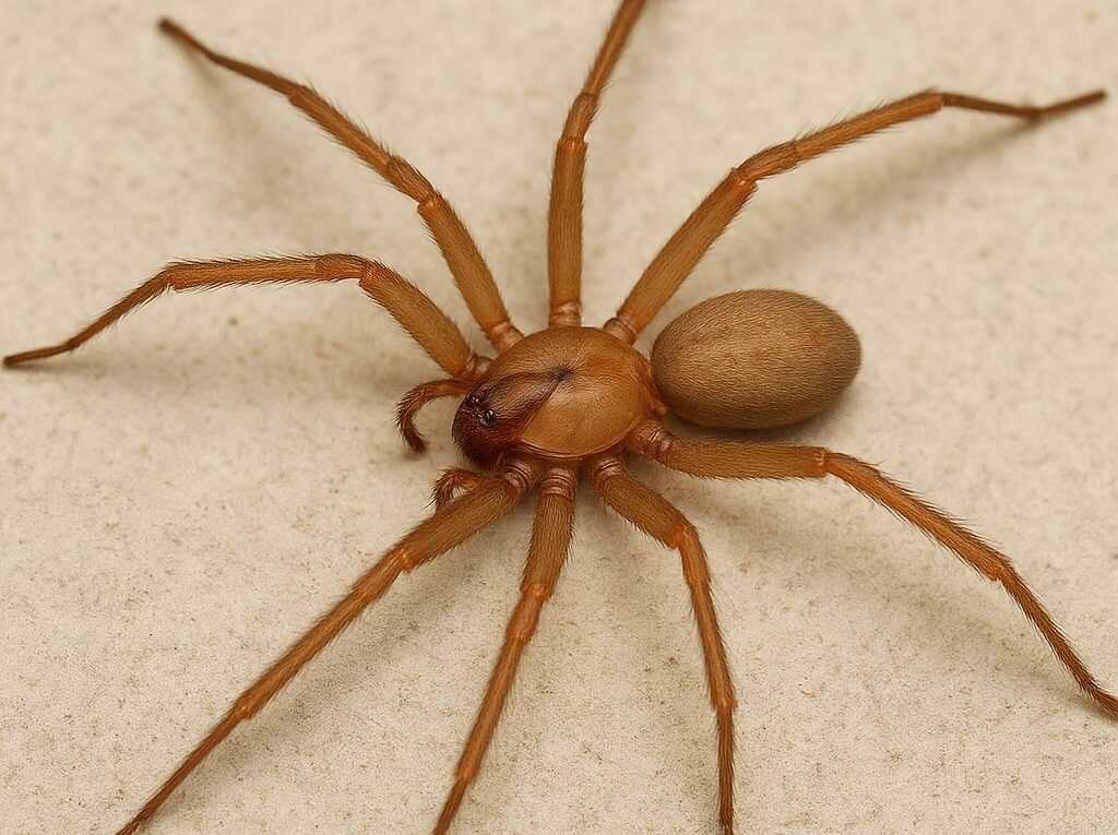 Brown recluse (pustelnik brunatny) – Loxosceles reclusa