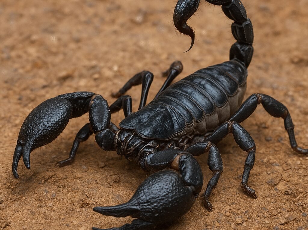Skorpion cesarski – Pandinus imperator