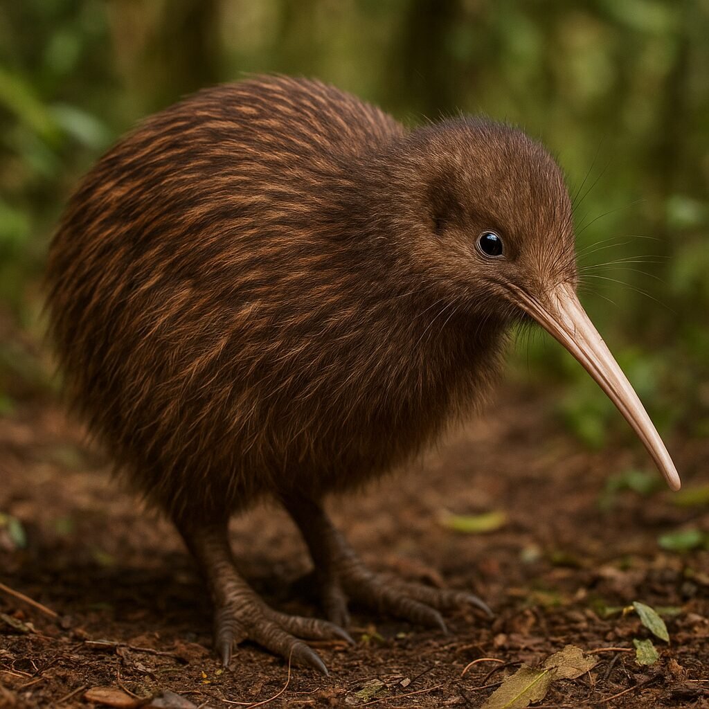 Kiwak brunatny – Apteryx australis - atlas-zwierzat.pl - Zwierzęta