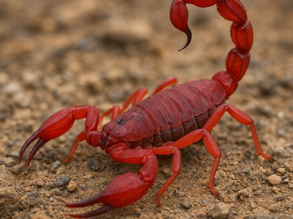 Skorpion czerwony (Androctonus) – Androctonus amoreuxi