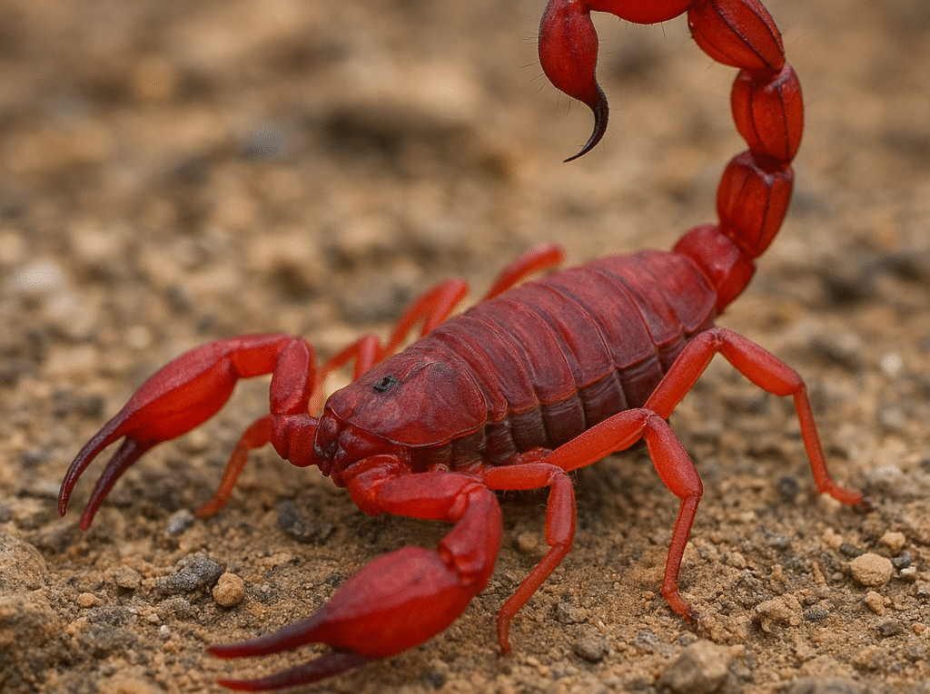 Skorpion czerwony (Androctonus) – Androctonus amoreuxi