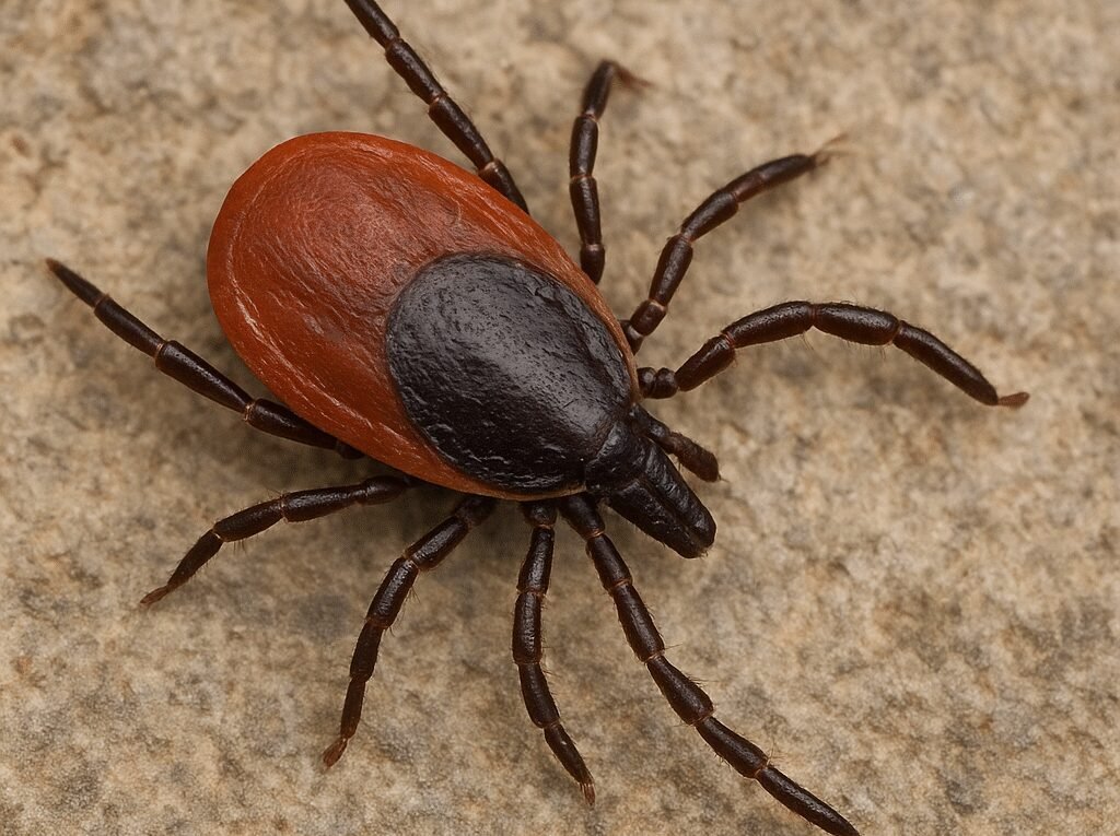 Kleszcz jelenia – Ixodes scapularis