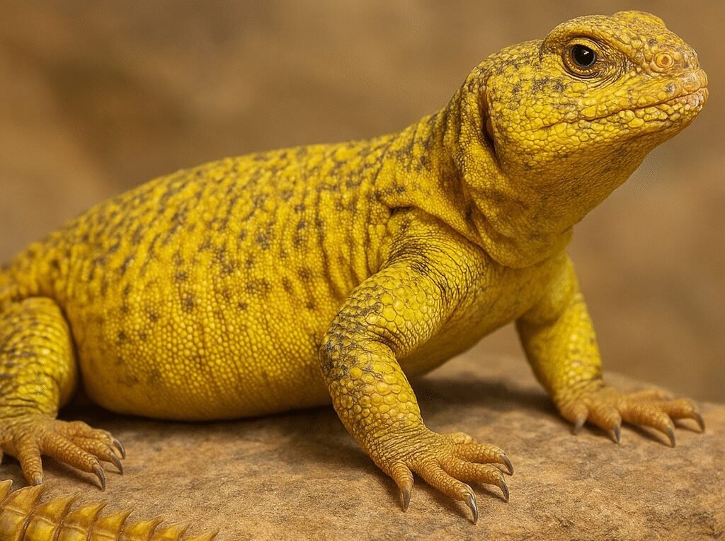 Uromastyx żółty – Uromastyx dispar