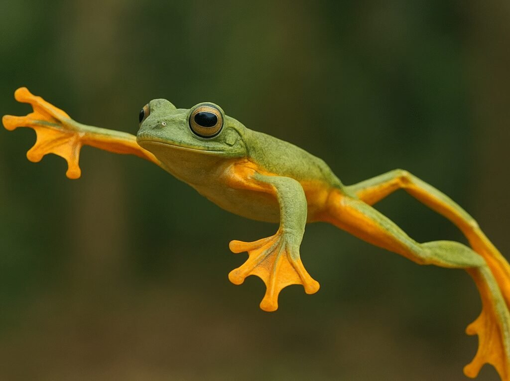 Latająca żaba malajska