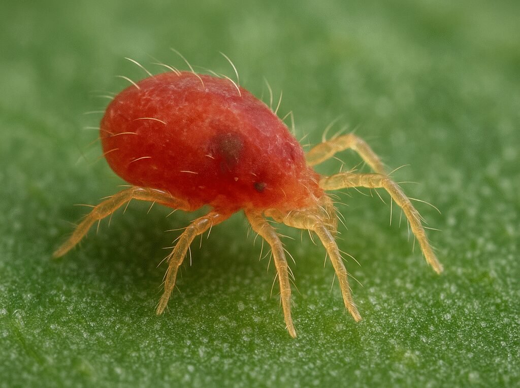 Roztocz pajączek szklarniowy – Tetranychus urticae