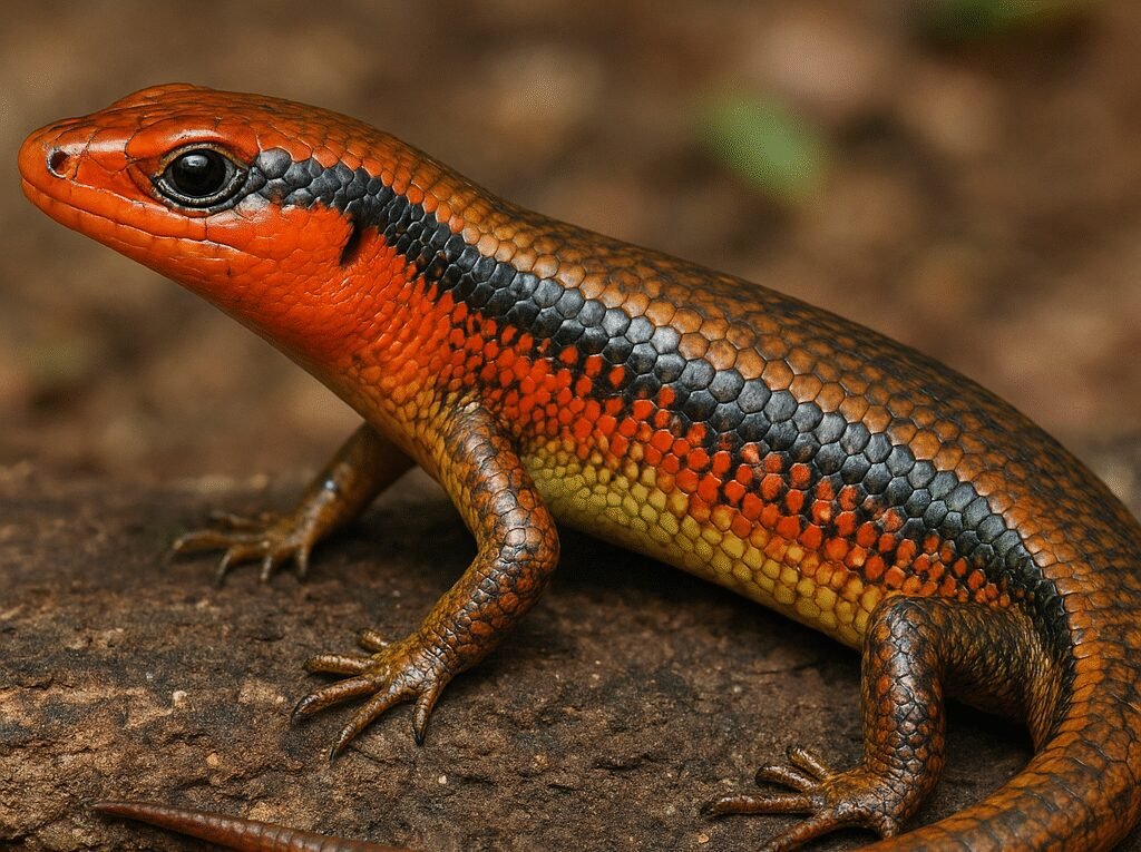 Scynk ognisty – Lepidothyris fernandi