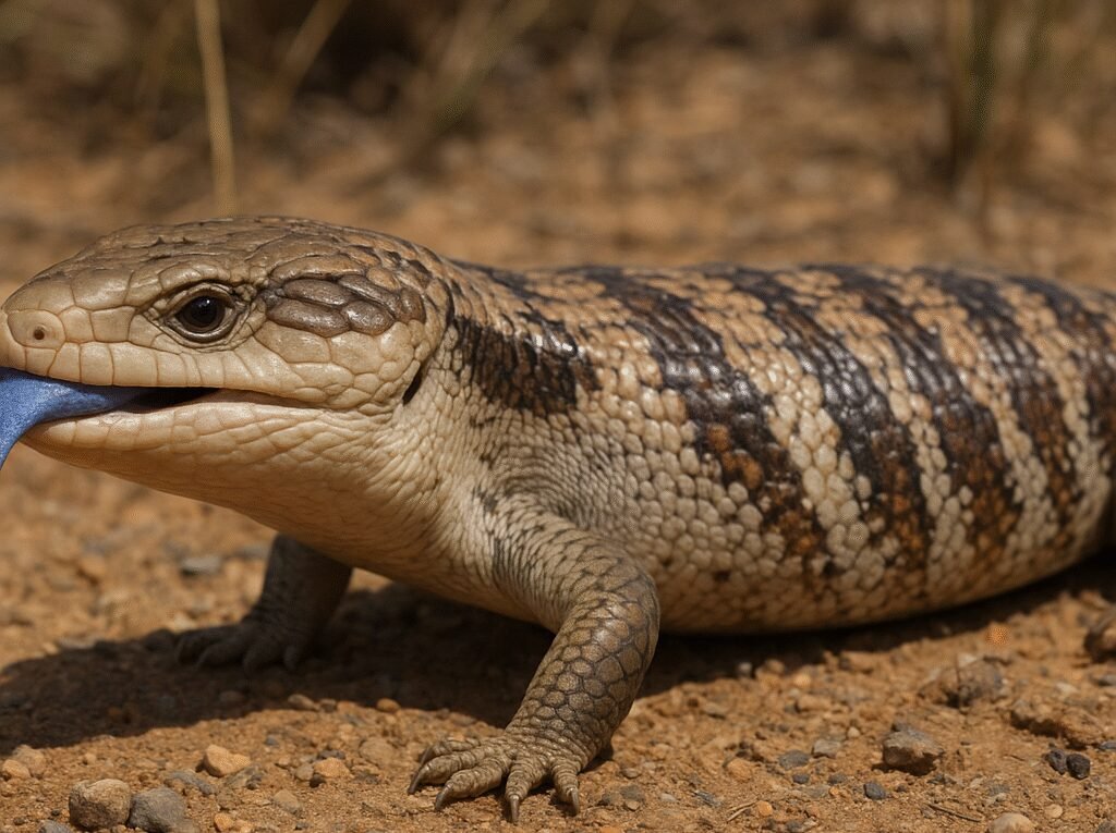 Scynk niebieskojęzy – Tiliqua scincoides