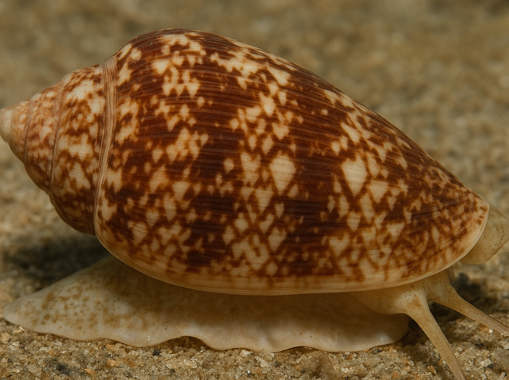 Ślimak stożek Conus geographus