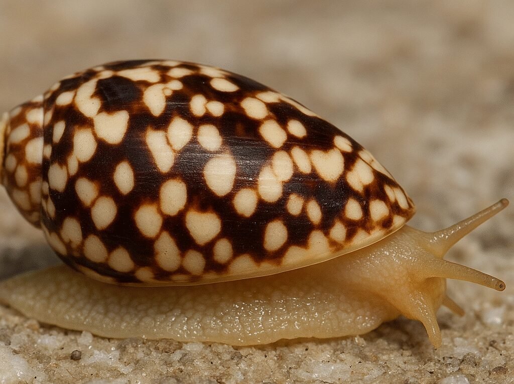 Ślimak stożek Conus marmoreus