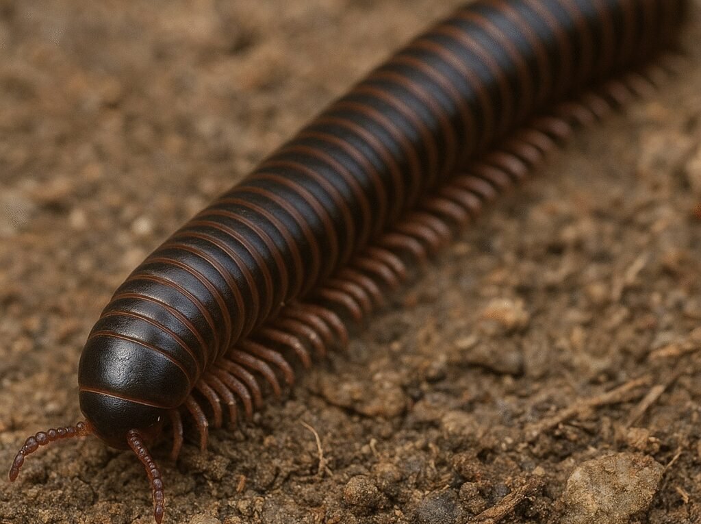 Krocionóg pospolity – Julus terrestris