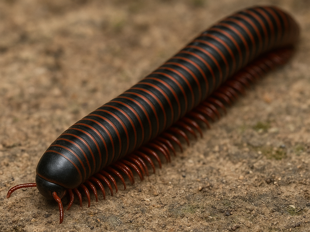 Krocionóg pasiasty – Anadenobolus monilicornis