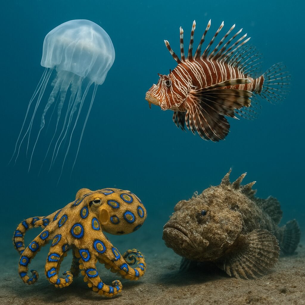 Najbardziej jadowite stworzenia oceanów - atlas-zwierzat.pl - Zwierzęta