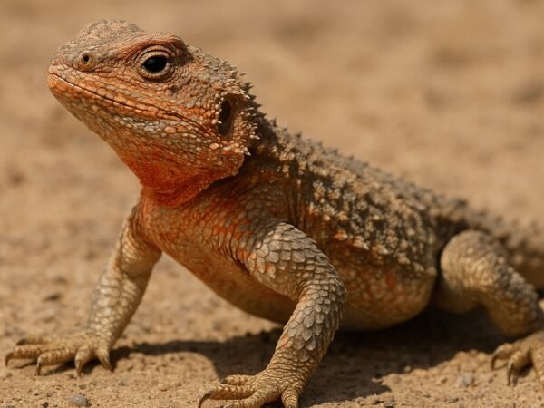 Agama błotna – Trapelus sanguinolentus