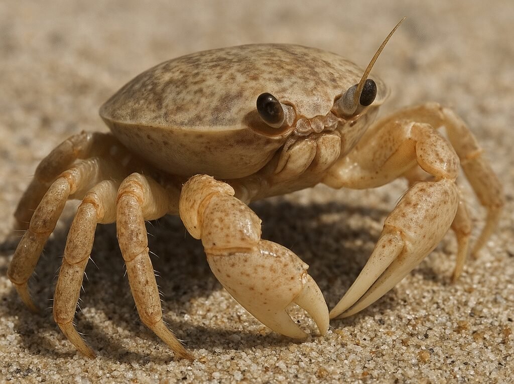 Krab piaskowy – Emerita analoga