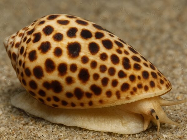 Ślimak stożek Conus leopardus
