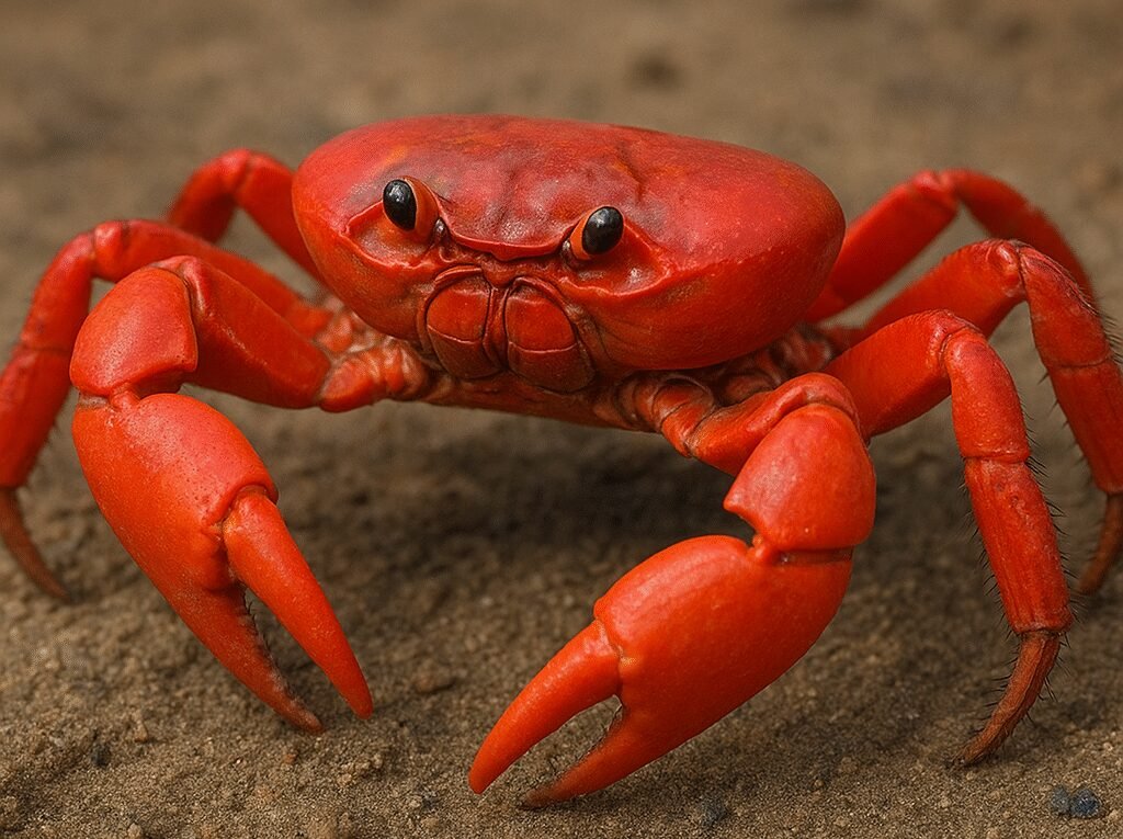 Krab czerwony z Wyspy Bożego Narodzenia – Gecarcoidea natalis