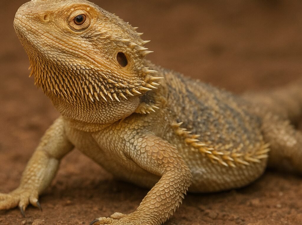 Agama brodata centralna – Pogona vitticeps