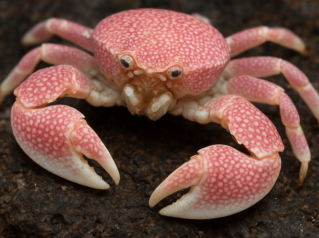 Krab porcelanowy różowy – Neopetrolisthes ohshimai