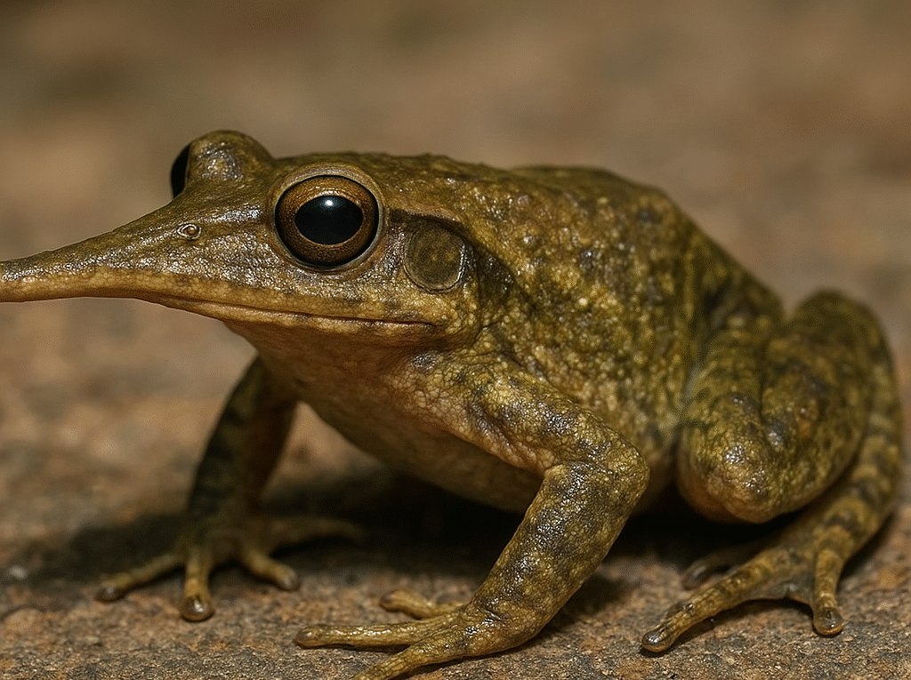 Żaba afrykańska długonosowa