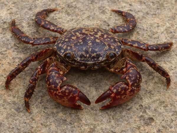 Krab ścienny – Pachygrapsus marmoratus