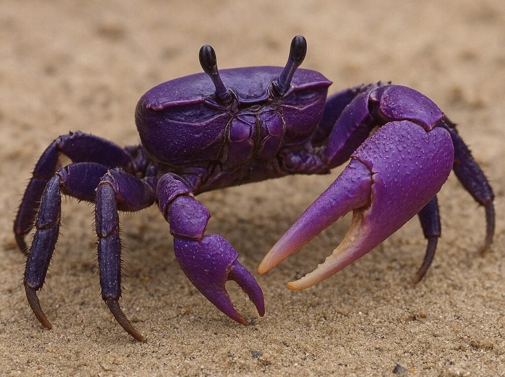 Krab skrzypek fioletowy – Uca purpurea
