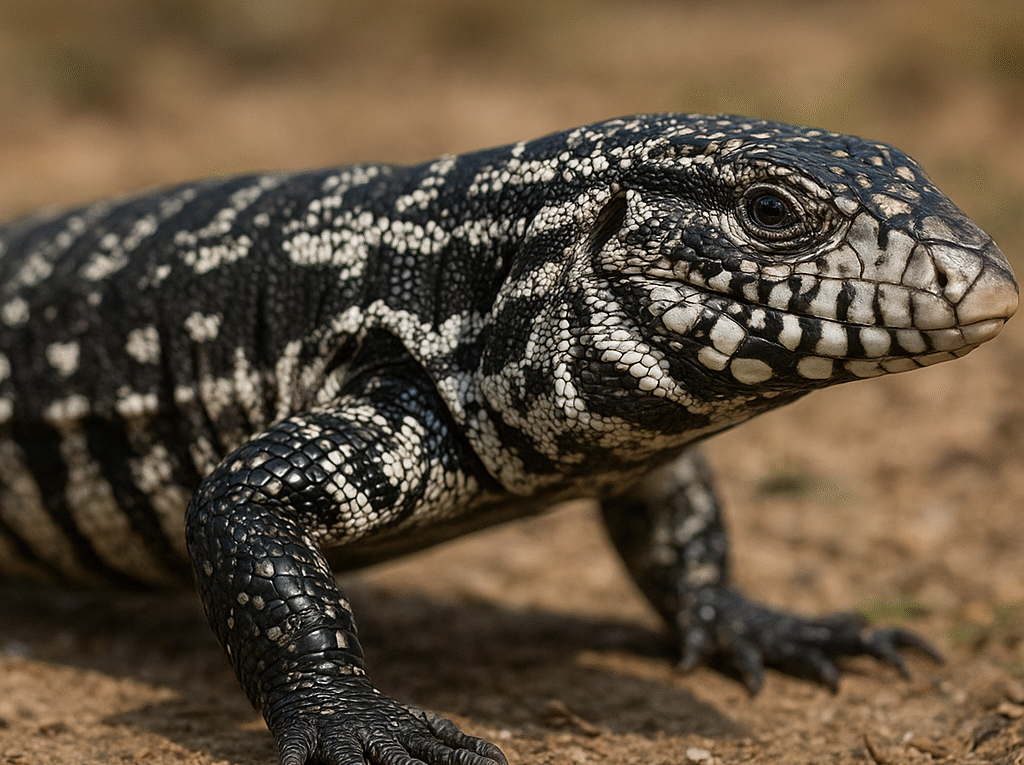 Tegu czarnobiały – Salvator merianae