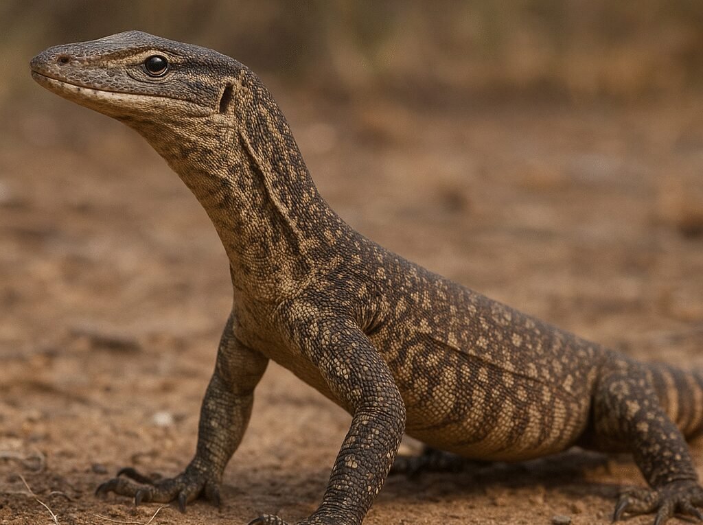 Waran smukły – Varanus gracilis