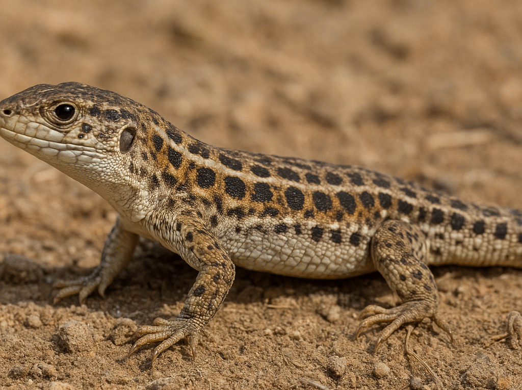 Jaszczurka różnokropka – Eremias multiocellata